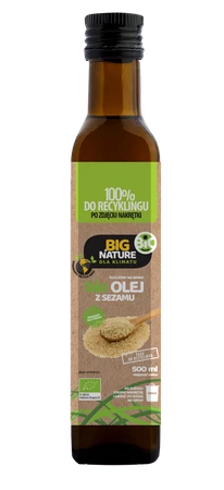 Big Nature Olej sezamowy BIO 500ml