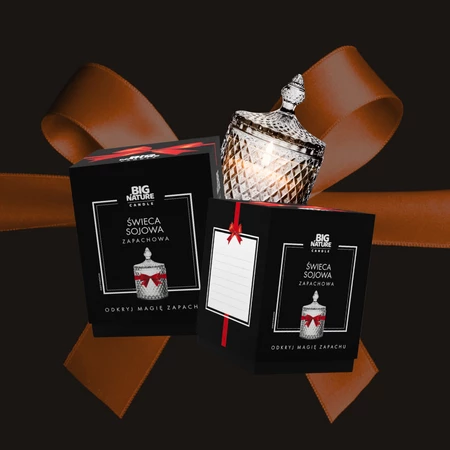 Świeca sojowa o zapachu POMARAŃCZA 115g PREZENTOWA