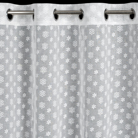 FIRANA GOTOWA SANNY 140 X 250 CM BIAŁY