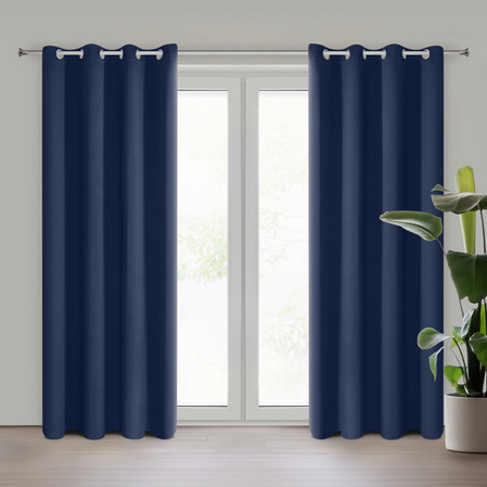 ZASŁONA GOTOWA D91 PARISA 135 X 250 CM GRANATOWY