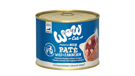 Zestaw 10x WOW CAT Senior Wild Kaninchen - dziczyzna z królikiem dla kota seniora 200g