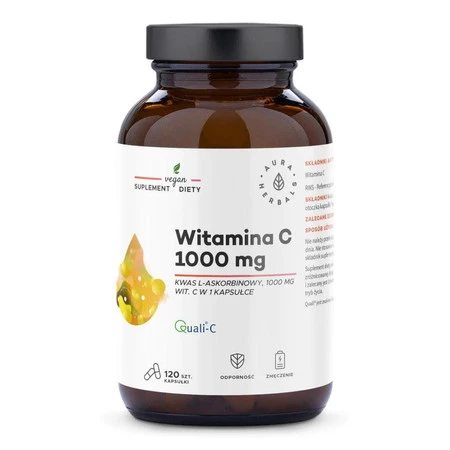 AURA HERBALS Witamina C 1000mg, 120 kaps.