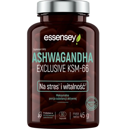 ESSENSEY ASHWAGANDHA EXCLUSIVE KSM-66 90 kap