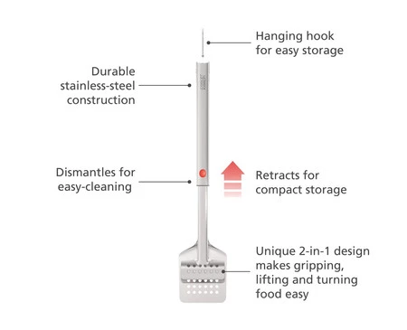 JJ-Łopatko szczypce do BBQ GrillOut