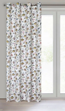 ZASŁONA GOTOWA KRISTAL 140 X 250 CM BIAŁY