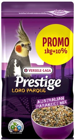 VERSELE LAGA Prestige Loro Parque Australian Parakeet Mix 1kg+100g GRATIS