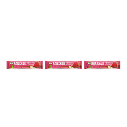 Zestaw: 3x PRZEKĄSKA ROLL LONG JABŁKO - MALINA BEZ DODATKU CUKRÓW 15 g - BOB SNAIL