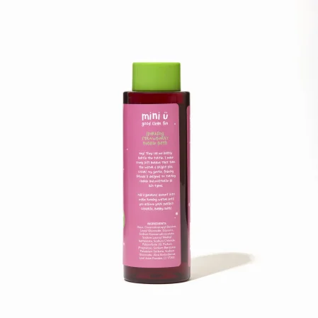 Mini U naturalny bąbelkowy płyn do kąpieli - truskawka dla dzieci 250ml