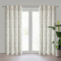 Zasłona ZAS/LILY/BEŻ 140X250 PRZELOTKI