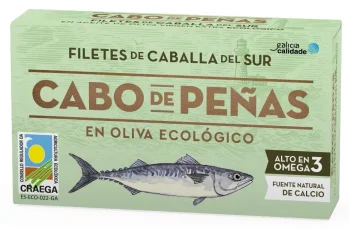 CABO DE PEÑAS Makrela filety w ekologicznej oliwie z oliwek 85 g
