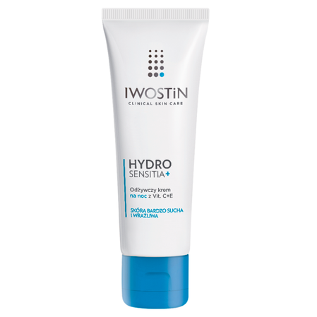 Iwostin Hydro Sensitia+ Odżywczy krem na noc z Vit. C+E 50 ml