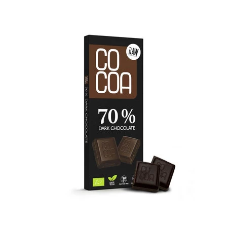 CZEKOLADA GORZKA 70 % BIO 40 g - COCOA