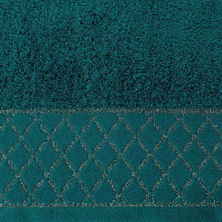 Ręcznik Layla (06), 50 x 90 cm, Ciemnoturkusowy
