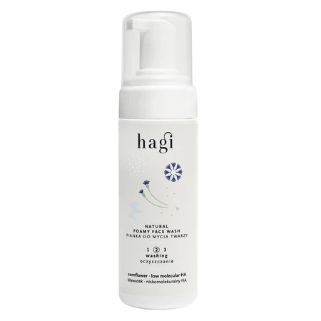 Hagi – naturalna pianka do mycia twarzy, 150 ml 