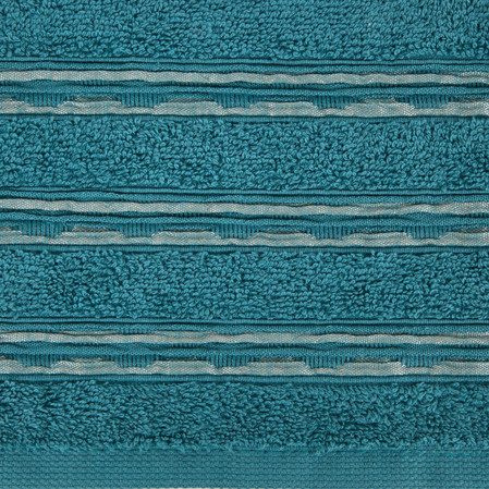 RĘCZNIK JONAS (10) 50 X 90 CM TURKUSOWY
