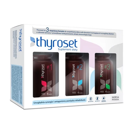 Norsa Pharma Thyroset zestaw 3x 45 kaps.