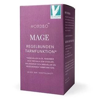 Nordbo, Stomach Original wsparcie funkcjonowania jelit 60 kaps.