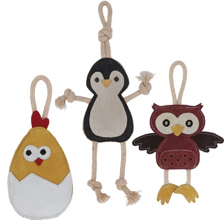 KERBL Zabawka zamszowa Sowa dla psa 25cm