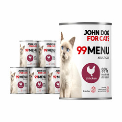 John Dog For Cats 99 Menu  Kurczak - karma mokra dla kota - 6 x 400g