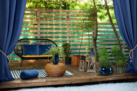 ZASŁONA GOTOWA RITA 140 X 250 CM GRANATOWY