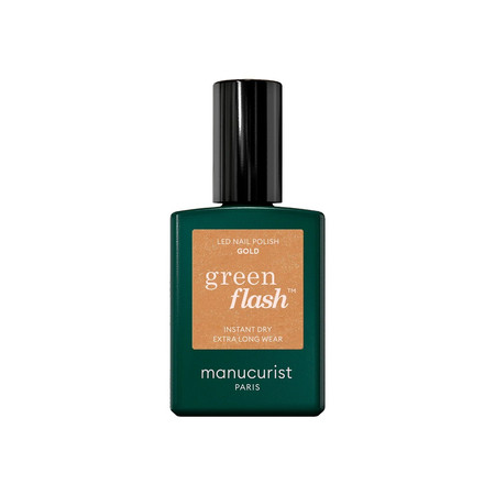 Green Flash Nail Polish lakier do paznokci Gold 15ml