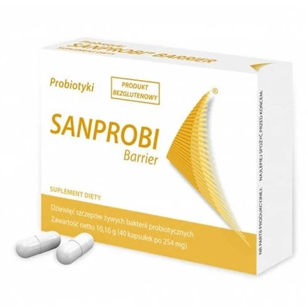 Sanprobi – SANPROBI BARRIER, probiotyk – 40 kapsułek