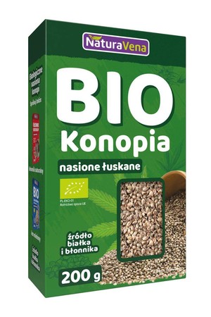 NATURAVENA NASIONA KONOPI ŁUSKANE BIO 200 g