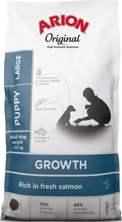 Arion Original Growth Puppy Large Salmon Fish 12kg