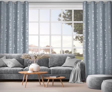 Zasłona gotowa Solana 140 x 250 cm, Niebieski