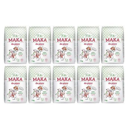 Zestaw 10x ToTa! Mąka pszenna do pizzy typ 00 - 1 kg