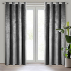 ZASŁONA GOTOWA PIERRE 140 X 250 CM STALOWY