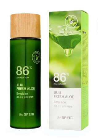 The SAEM Jeju Fresh Aloe 86% Emulsja do twarzy i ciała 155ml