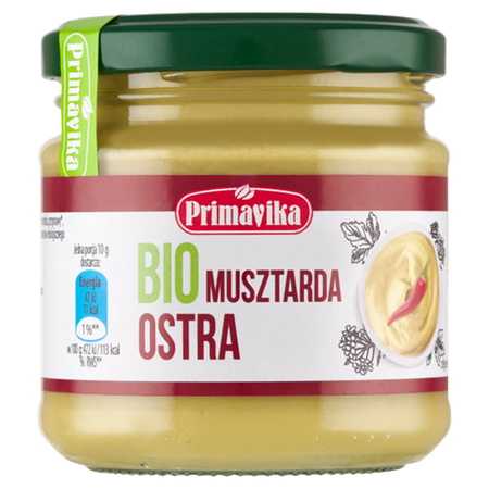 Musztarda ostra BIO 170 g