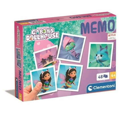 Clementoni Memo Koci Domek Gabi. Gabby's Dollhouse 18309