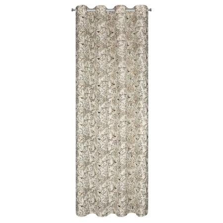 ZASŁONA GOTOWA LUCINA 140 X 250 CM SREBRNY