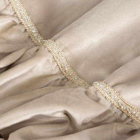 ZASŁONA GOTOWA CARLI NA TAŚMIE 140 X 270 CM BEŻOWY