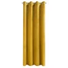 ZASŁONA GOTOWA MELANIE 140 X 250 CM MUSZTARDOWY