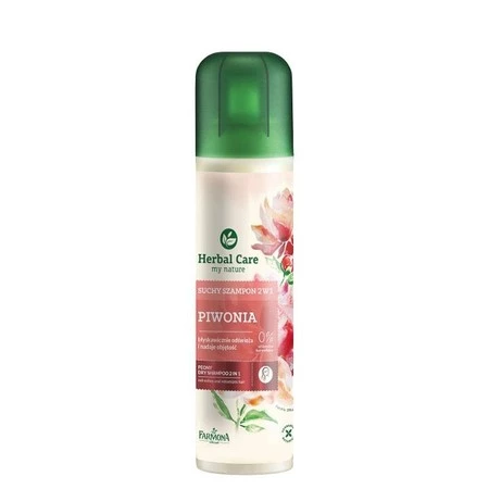 Herbal Care Dry Shampoo 2 in1 suchy szampon do włosów Piwonia 180ml