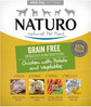 NATURO Adult Dog GF Kurczak Ziemniaki Warzywa tacka 400g
