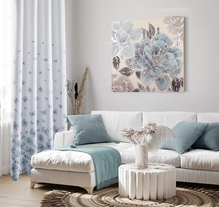 ZASŁONA GOTOWA ANDREA 140 X 250 CM BIAŁY