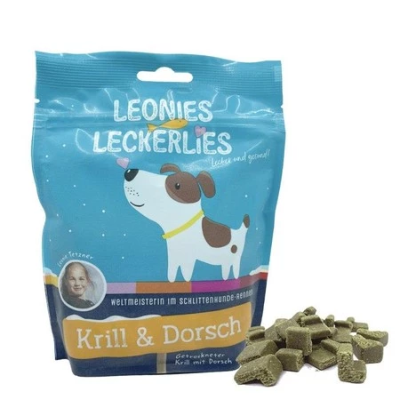 ICEPAW LEONIES Treats Krill Cod - przysmaki z dorszem i krylem dla psów (125g)