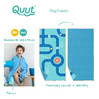 QUUT Dwustronny ręcznik plażowy PlayTowels M (140 x 70cm) Road