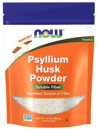 NOW FOODS Psyllium Husk Powder - Babka Płesznik (680 g)