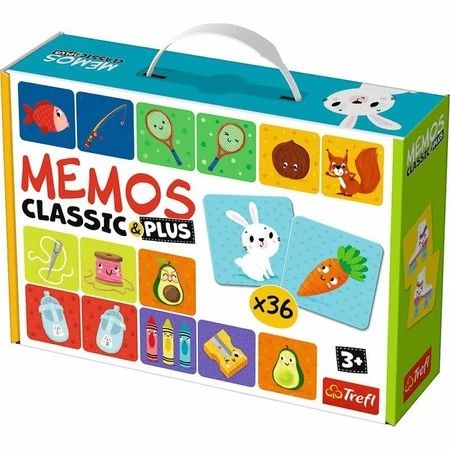 TREFL 02272 Gra Memos Classic&plus Logika