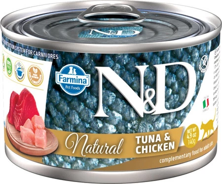 FARMINA ND CAT NATURAL Tuna / Chicken Tuńczyk Kurczak 140g