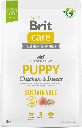 Brit Care Dog Sustainable Puppy Chicken Insect 3kg