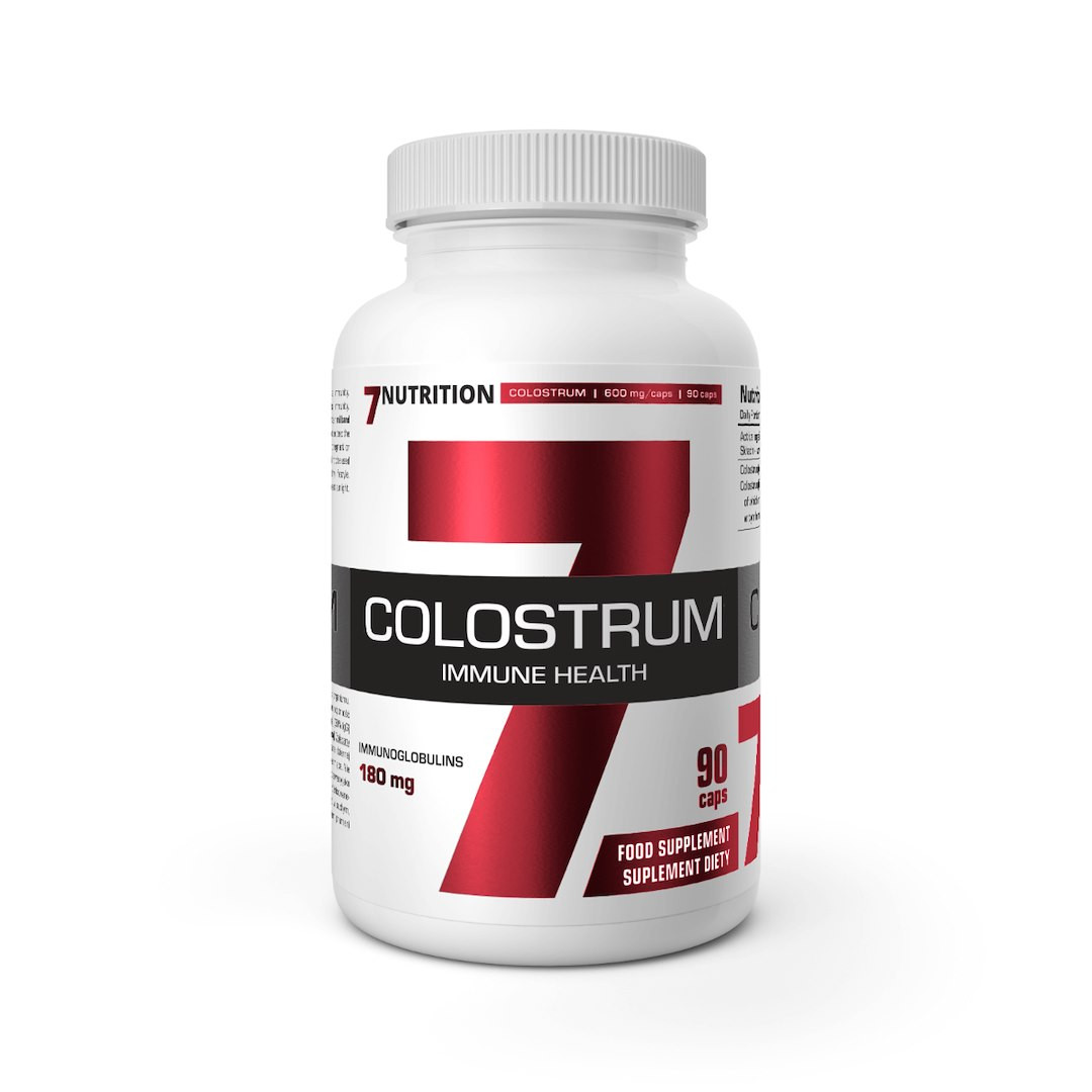 7NUTRITION COLOSTRUM 600mg wsparcie flory jelitowej 90 kaps. - Nabea.pl