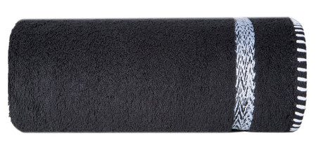 Ręcznik Viera (02), 50 x 90 cm, Czarny