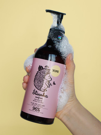 Yope Śliwka & Szafran – naturalne mydło do rąk 500ml
