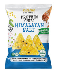 POPCROP CHRUPKI PIRAMIDKI PROTEINOWE Z SOLĄ HIMALAJSKĄ BEZGLUTENOWE 60 g